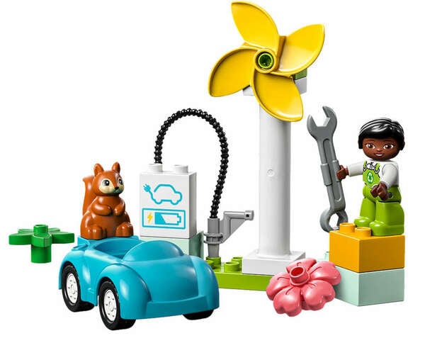 Bild 1 von LEGO DUPLO Spielset 10985 »Windrad und Elektroauto«