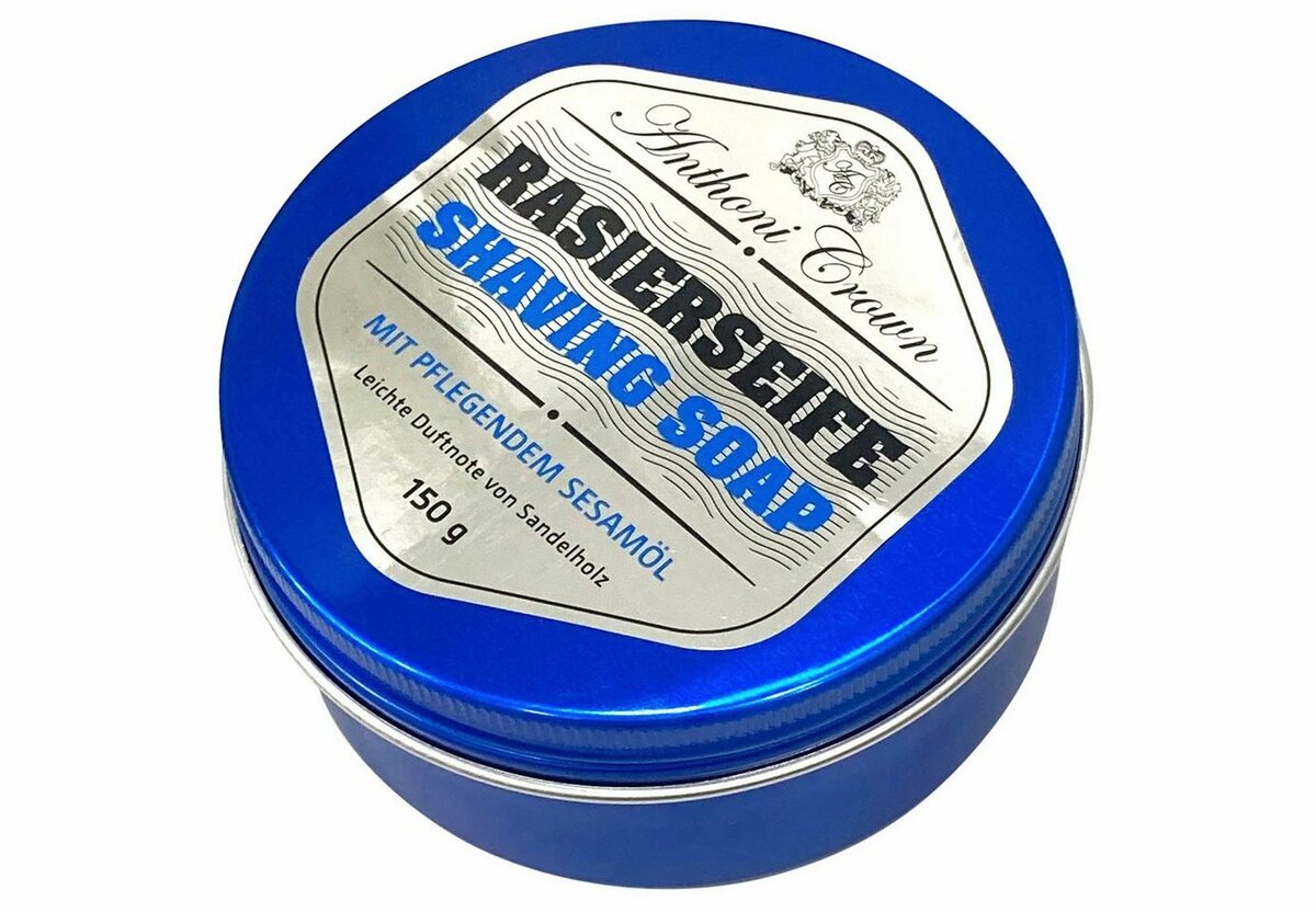 Bild 1 von Anthoni Crown Rasierseife, Sehr ergibig, Weiß