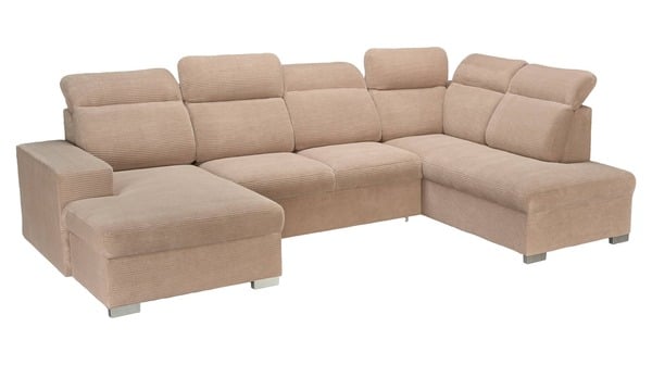 Bild 1 von Wohnlandschaft Schlaffunktion beige 329 cm - CARGO