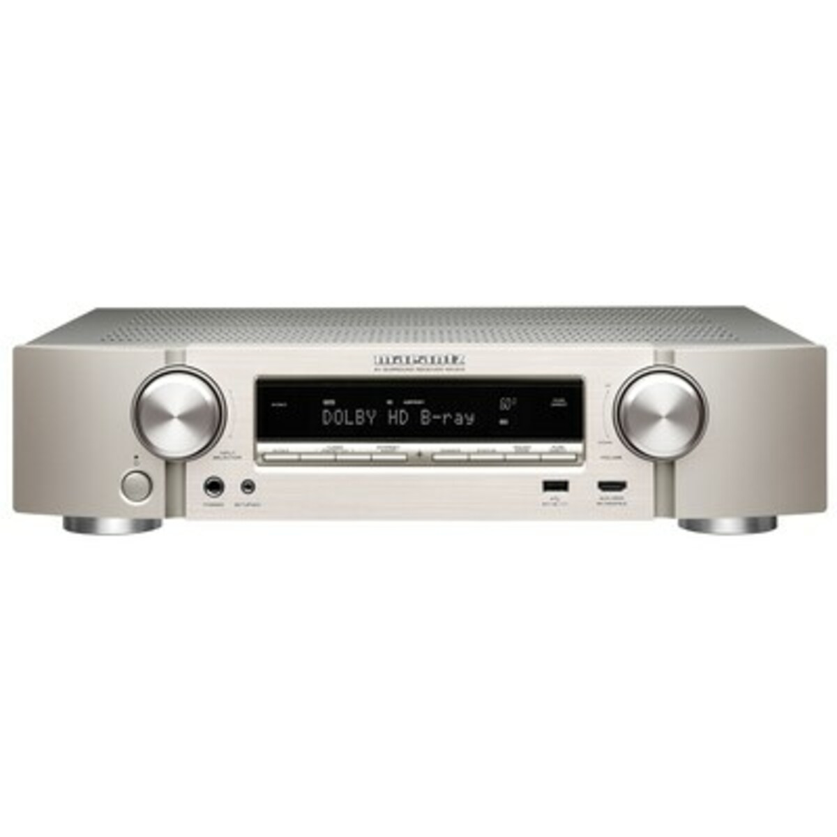 Bild 1 von Marantz NR1510 5.2 AV Receiver 4K AirPlay WLAN BT Spotify Heos - Silb./Gold slim