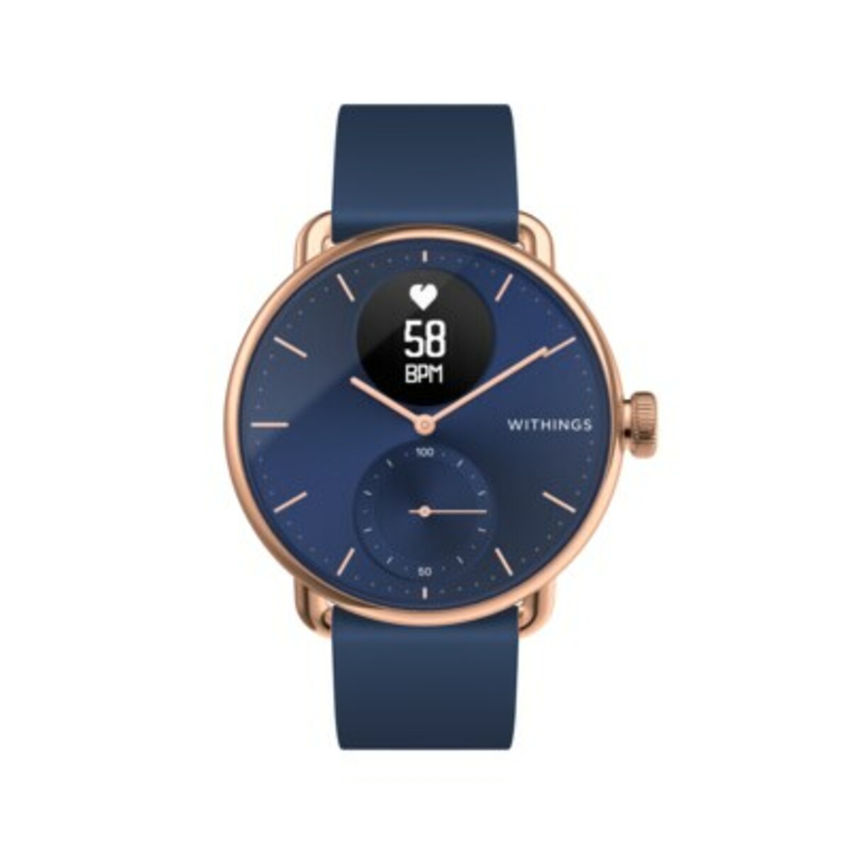 Bild 1 von Withings ScanWatch 38 mm rosegold blue