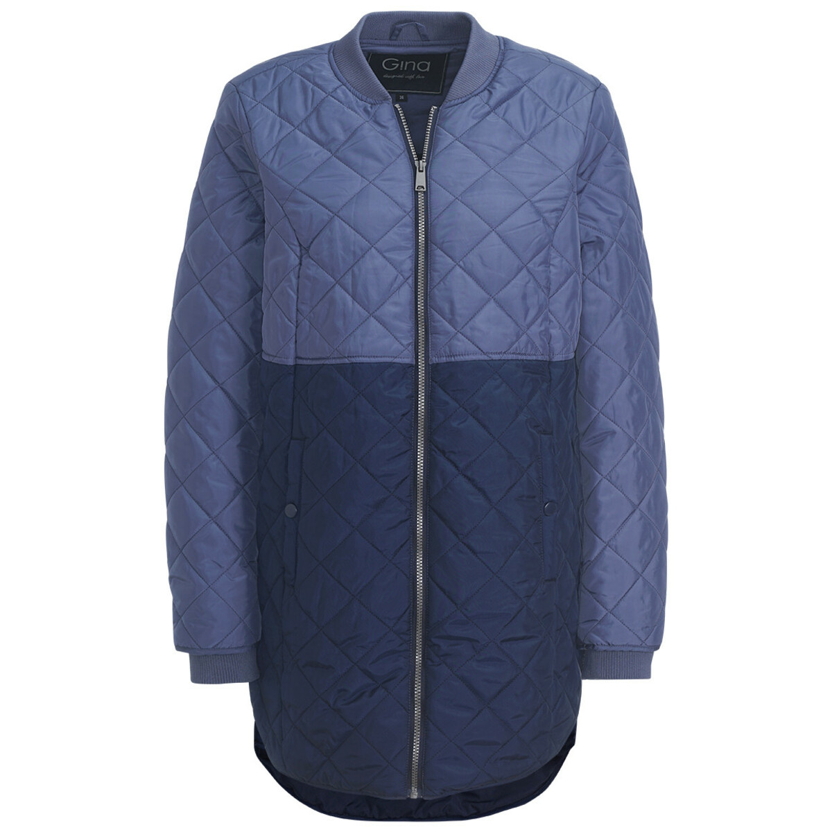 Bild 1 von Damen Steppjacke mit Colourblocking BLAU / DUNKELBLAU