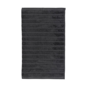 Gästehandtuch Hoch/Tief, 2 x 4er Pack, anthrazit