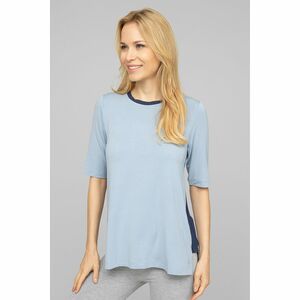 CUDDL DUDS Shirt 3/4-Arm Rundhalsausschnitt seitlicher Einsatz