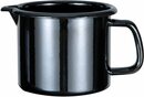 Bild 1 von GSW Milchtopf Profi-Black-Star, Stahl-Emaille (1-tlg), 1,5 Liter, Induktion, Schwarz