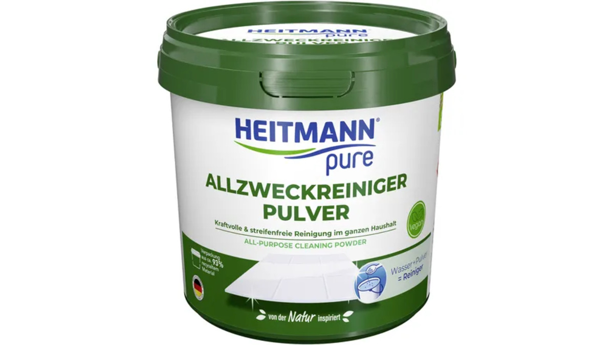 Bild 1 von Heitmann pure Allzweckreiniger Pulver
