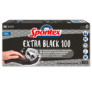 Bild 1 von SPONTEX Einmalhandschuhe EXTRA BLACK*