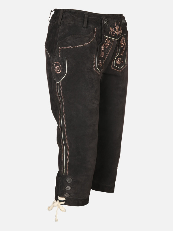 Bild 3 von Damen Trachtenhose in Echtleder
                 
                                                        Grau