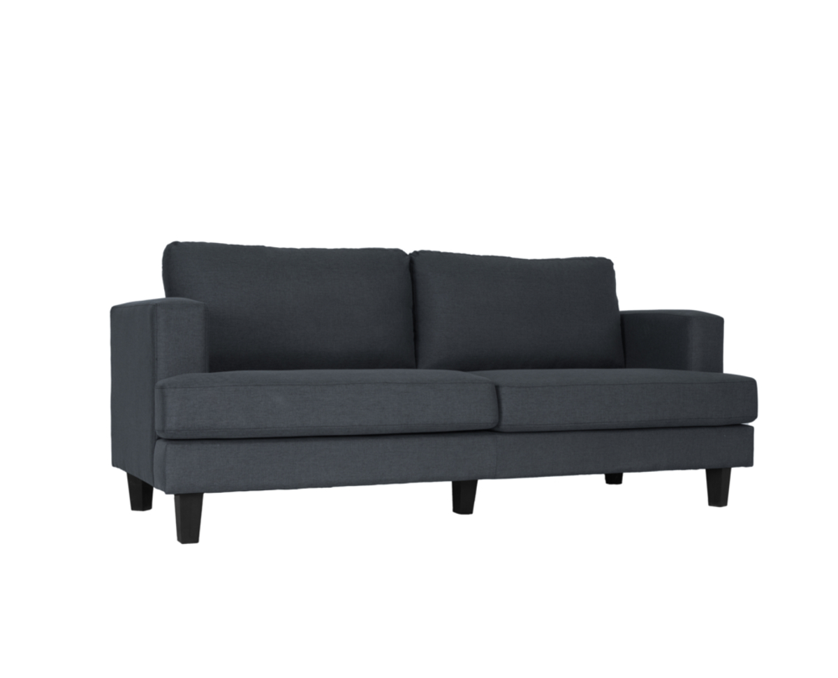 Bild 3 von Happy Home modernes Sofaset 3tlg. Couchgarnitur 3-2-1-Sitzer dunkelgrau
