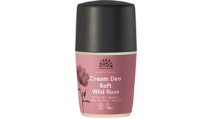 URTEKRAM Cream Deo Roll On Soft Wild Rose