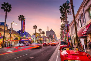 Papermoon Fototapete "Hollywood Boulevard"