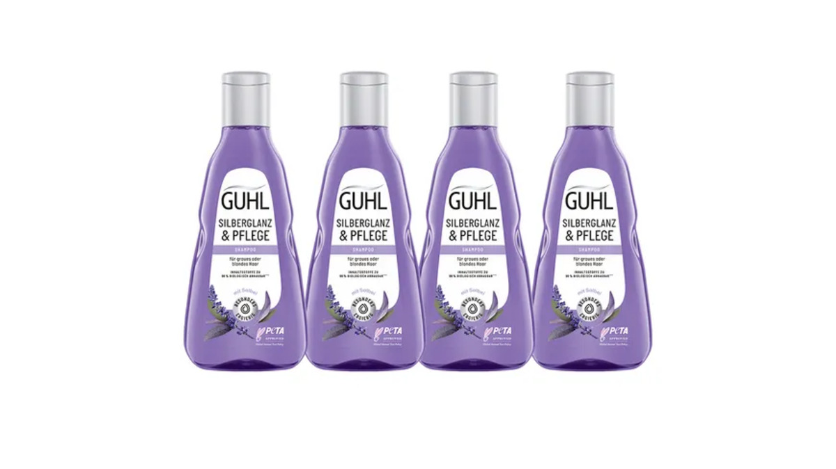 Bild 1 von GUHL Shampoo Silberglanz & Pflege 4er-Pack