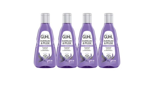 Bild 1 von GUHL Shampoo Silberglanz & Pflege 4er-Pack