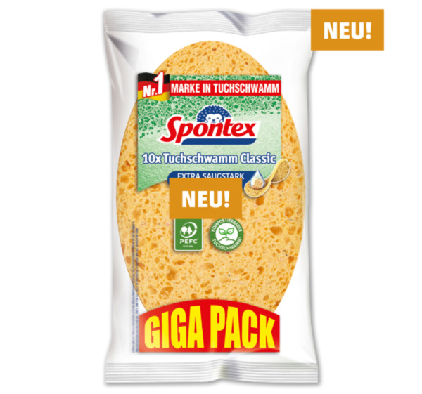 Bild 1 von SPONTEX Tuchschwämme CLASSIC*