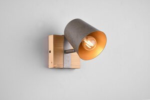 TRIO Leuchten Deckenstrahler Bell, Leuchtmittel wechselbar, ohne Leuchtmittel, Warmweiß, Spot 1-flammig zur Wand- und Deckenmontage / Leuchtmittel frei wählbar, Silberfarben