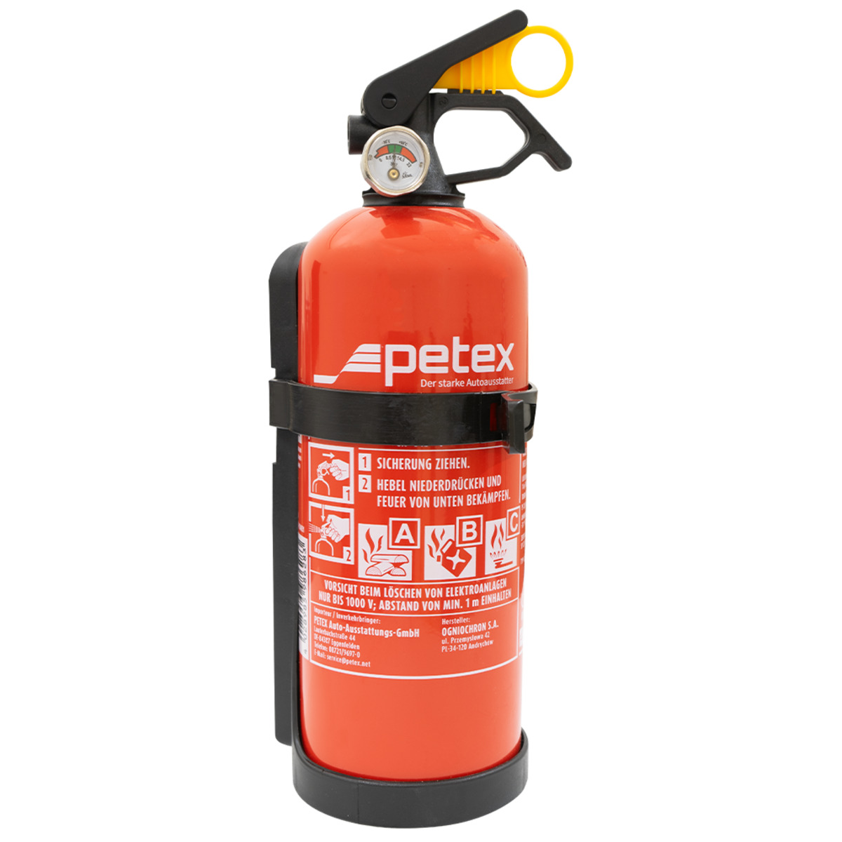 Bild 2 von Petex Feuerlöscher Pulverfeuerlöscher 1kg