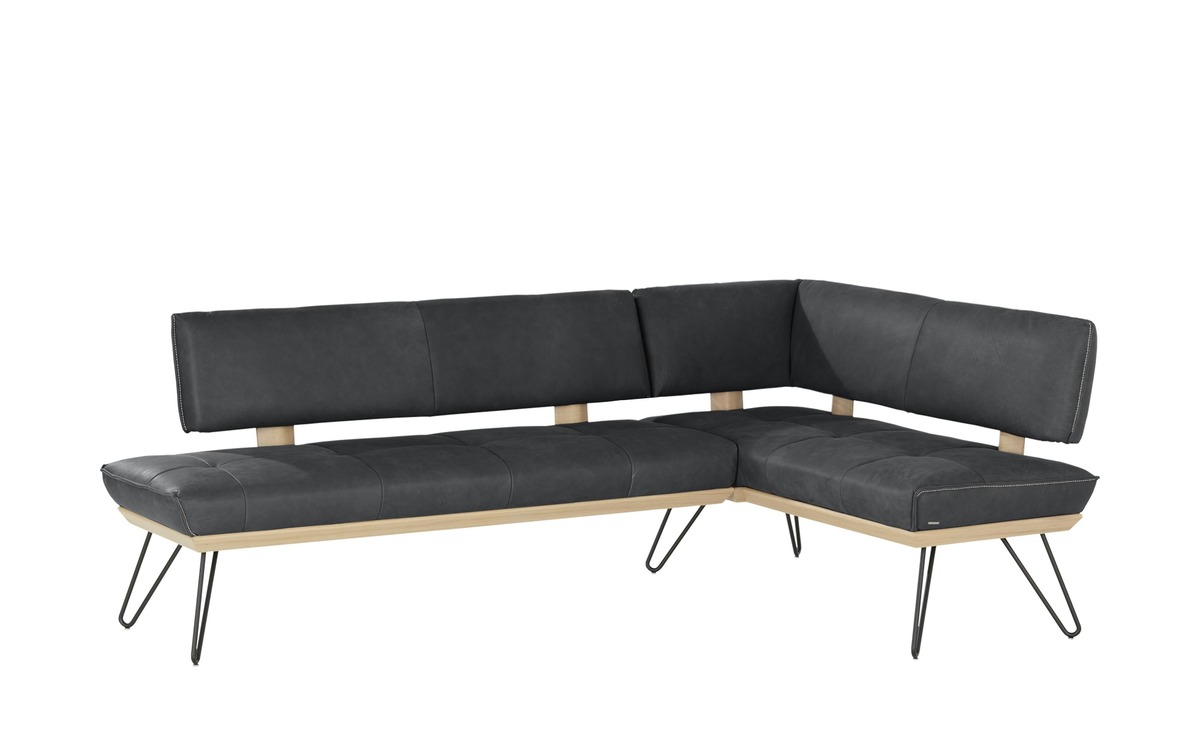 Bild 1 von KOINOR Eckbank  Leder Dining System 4 grau Maße (cm): H: 88 Bänke