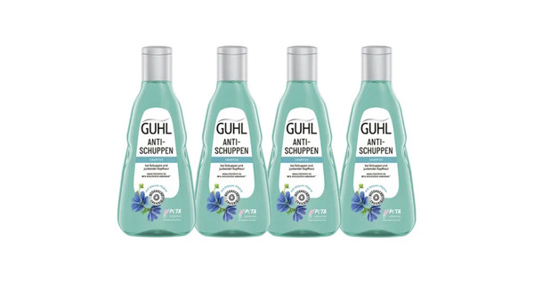 Bild 1 von GUHL Shampoo Anti Schuppen 4er-Pack