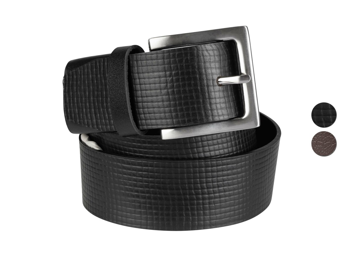Bild 1 von LIVERGY® Ledergürtel mit hochwertiger Metallschnalle