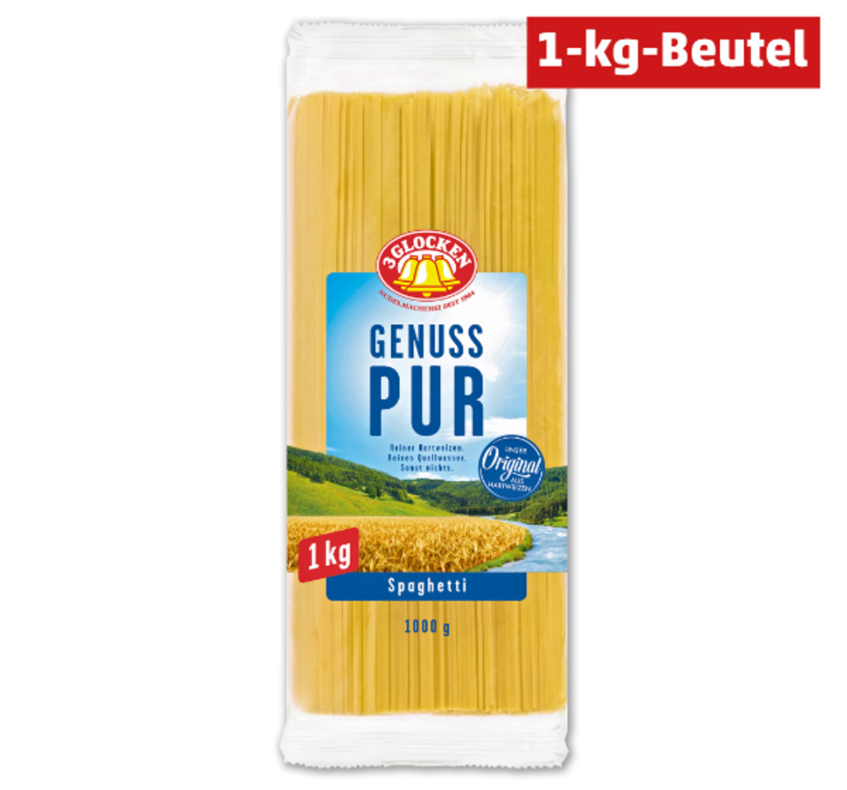 Bild 1 von 3 GLOCKEN GENUSS PUR Teigware aus Hartweizengrieß*