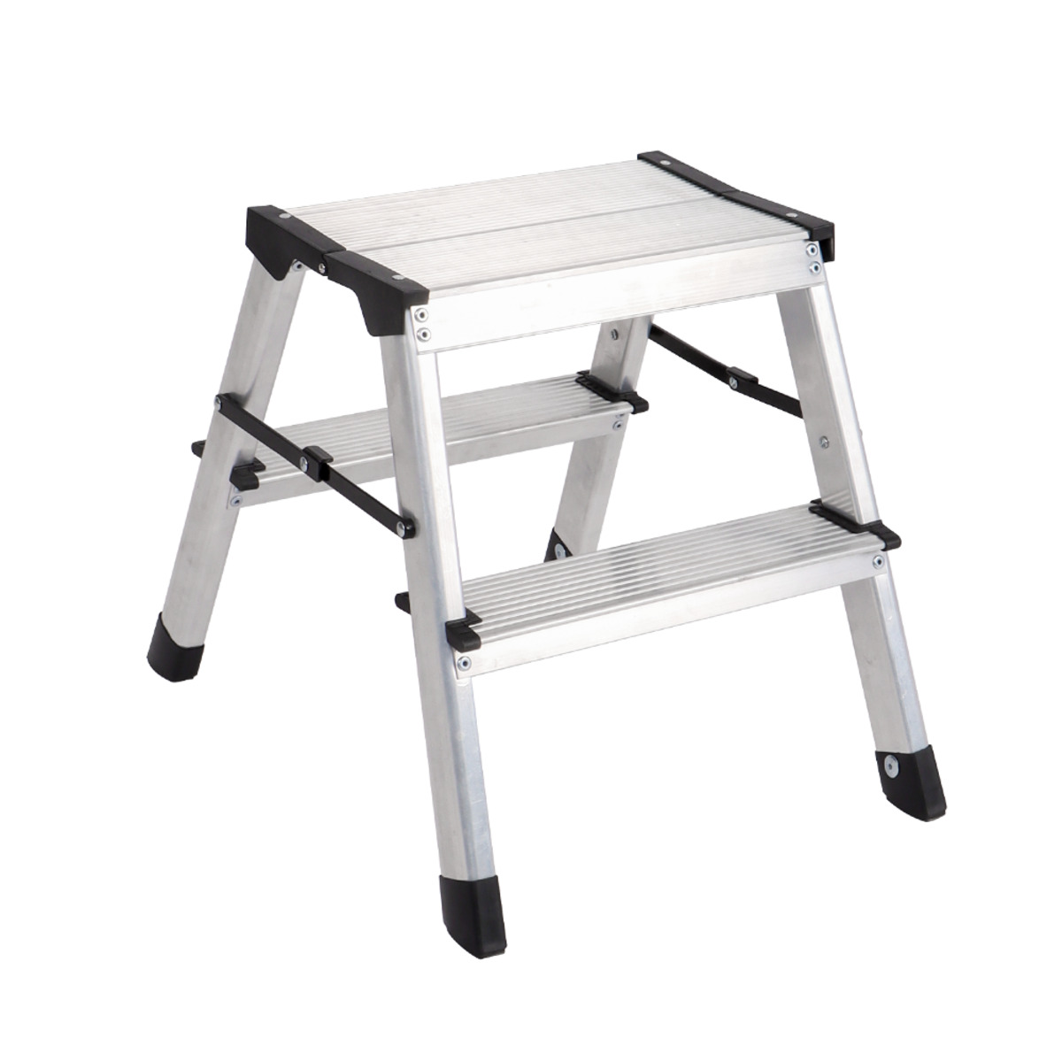 Bild 1 von Kraft Werkzeuge Alu Trittleiter, 2 Stufig, 150 kg