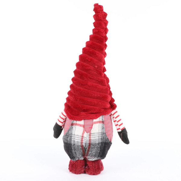 Bild 2 von Wichtel stehend in rot gehalten 18x10x42cm
                 
                                                        Rot