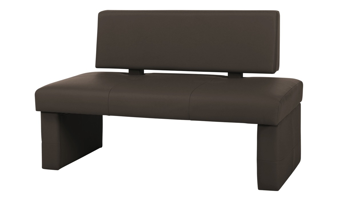 Bild 1 von Kunstleder-Bank  Seta braun Maße (cm): B: 130 H: 88 T: 64 Bänke