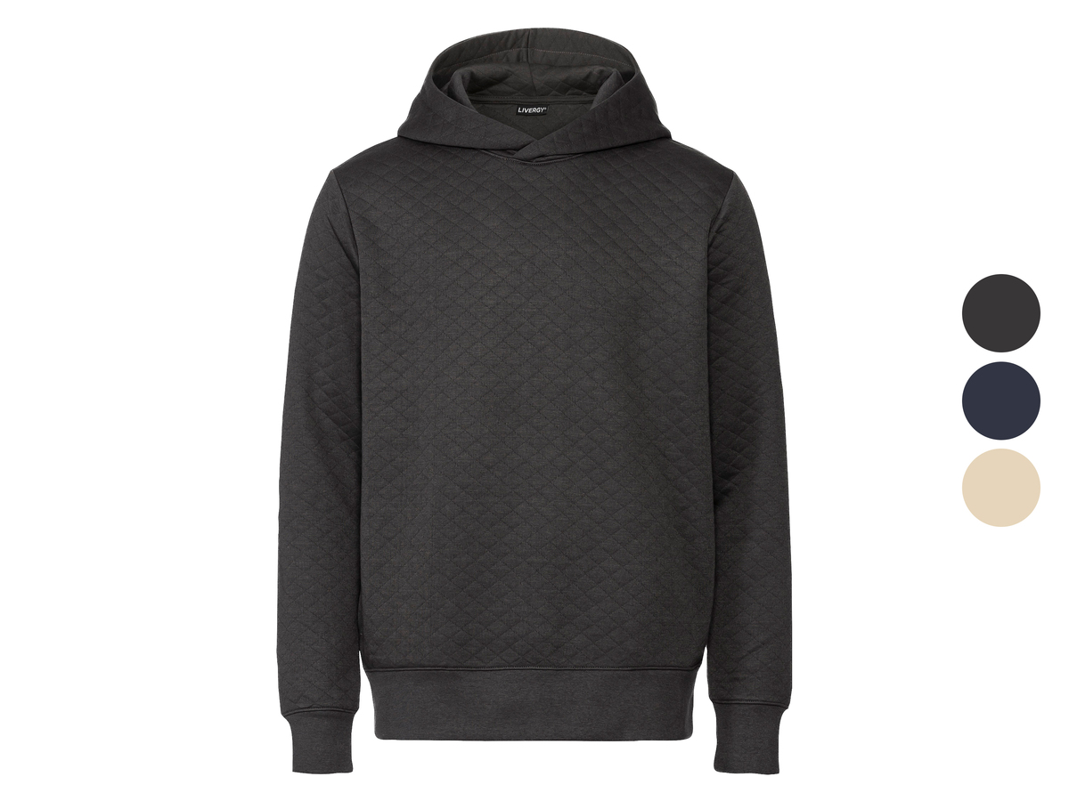 Bild 1 von LIVERGY® Herren Kapuzenpullover, mit Rippbündchen