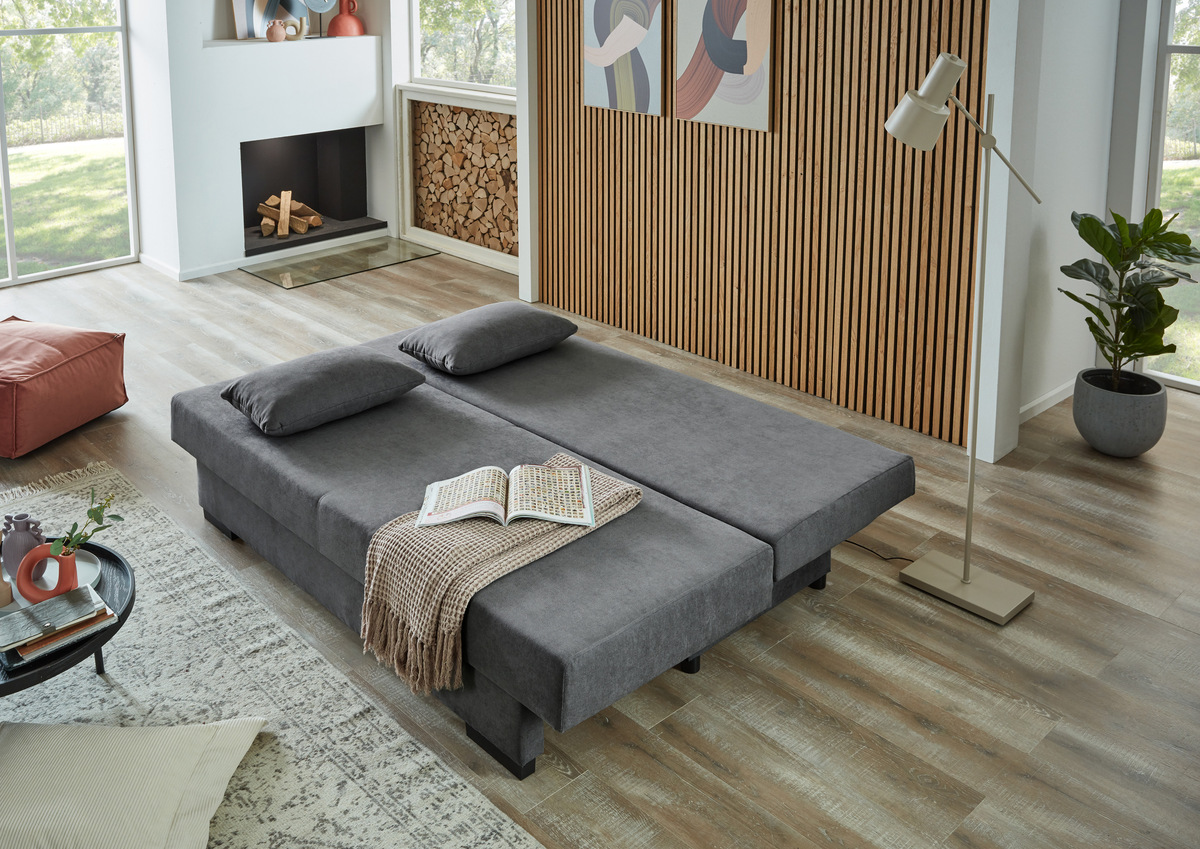 Bild 3 von Sun Garden Schlafsofa mit Stauraumfunktion und Kissen GRONINGEN anthrazit