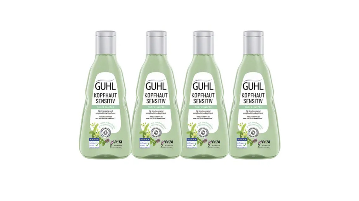 Bild 1 von GUHL Shampoo Kopfhaut Sensitiv 4er-Pack