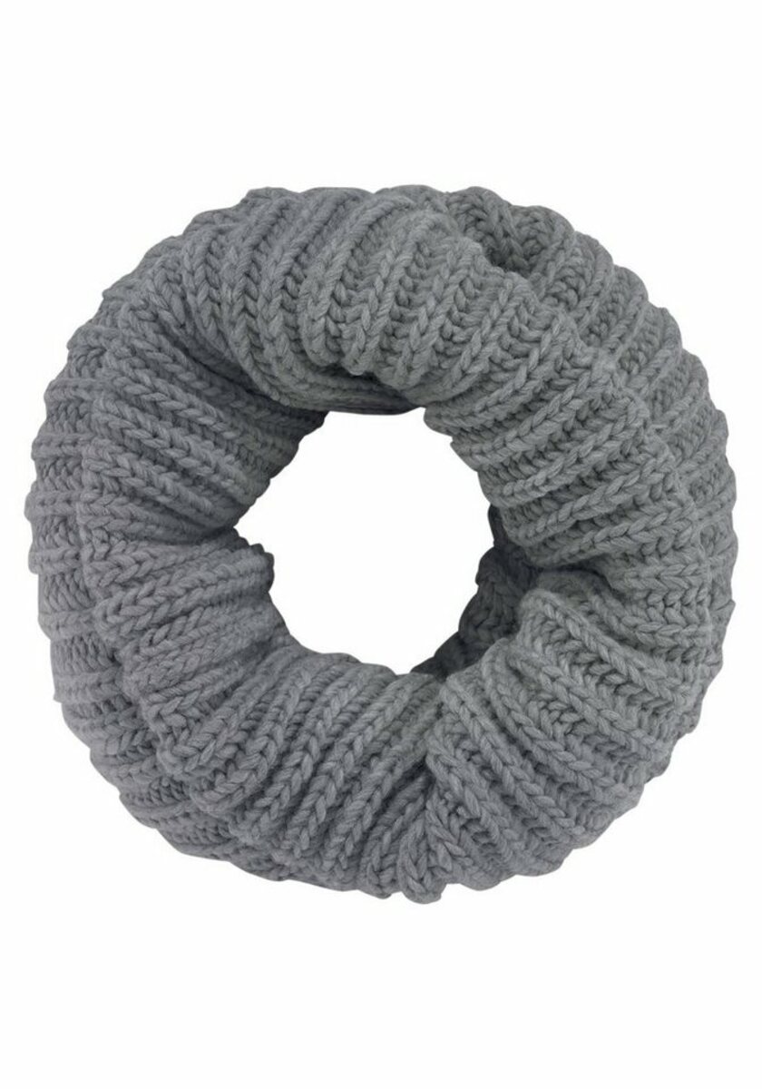 Bild 1 von J.Jayz Strickschal, Rippenstrick, Rundschal, Grau