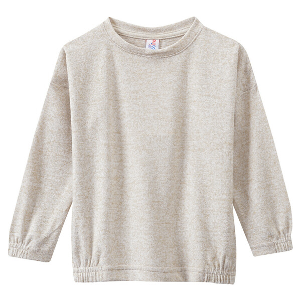 Bild 1 von Mädchen Langarmshirt in Melange-Optik BEIGE