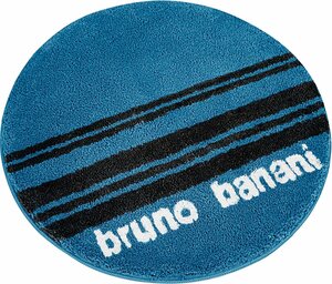 Badematte Daniel Bruno Banani, Höhe 20 mm, rutschhemmend beschichtet, fußbodenheizungsgeeignet, schnell trocknend, strapazierfähig, Polyester, rund, mit Streifen, Badteppich, Badematten auch als 3