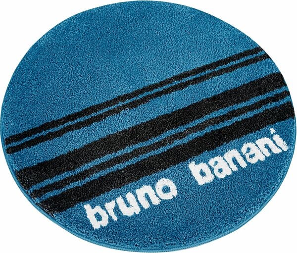 Bild 1 von Badematte Daniel Bruno Banani, Höhe 20 mm, rutschhemmend beschichtet, fußbodenheizungsgeeignet, schnell trocknend, strapazierfähig, Polyester, rund, mit Streifen, Badteppich, Badematten auch als 3