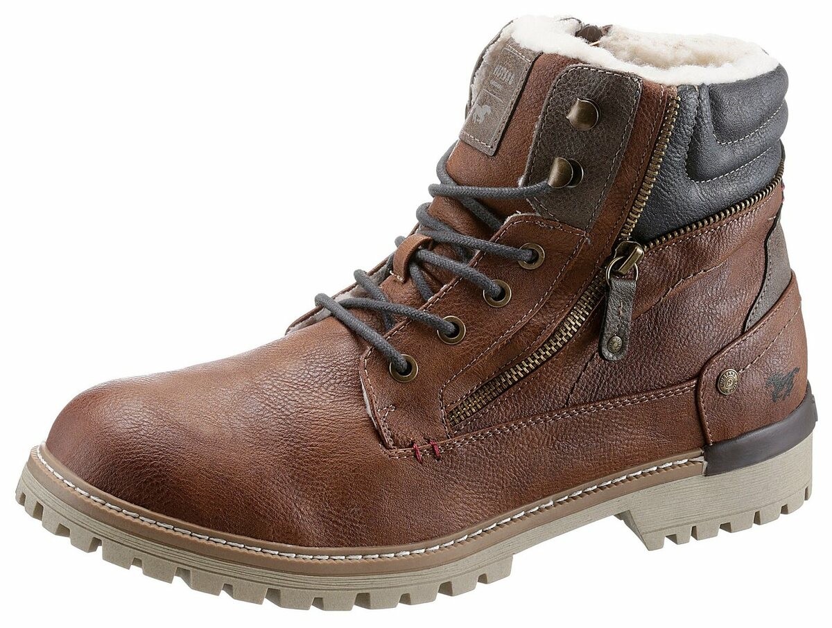 Bild 1 von Mustang Shoes Winterboots mit Zierreißverschluss außen, Braun