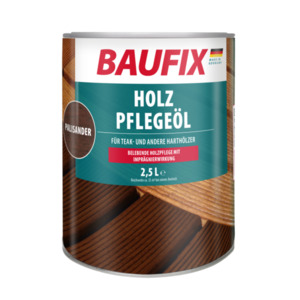 BAUFIX Holz-Pflegeöl palisander seidenmatt, 2.5 Liter, Holzpflege