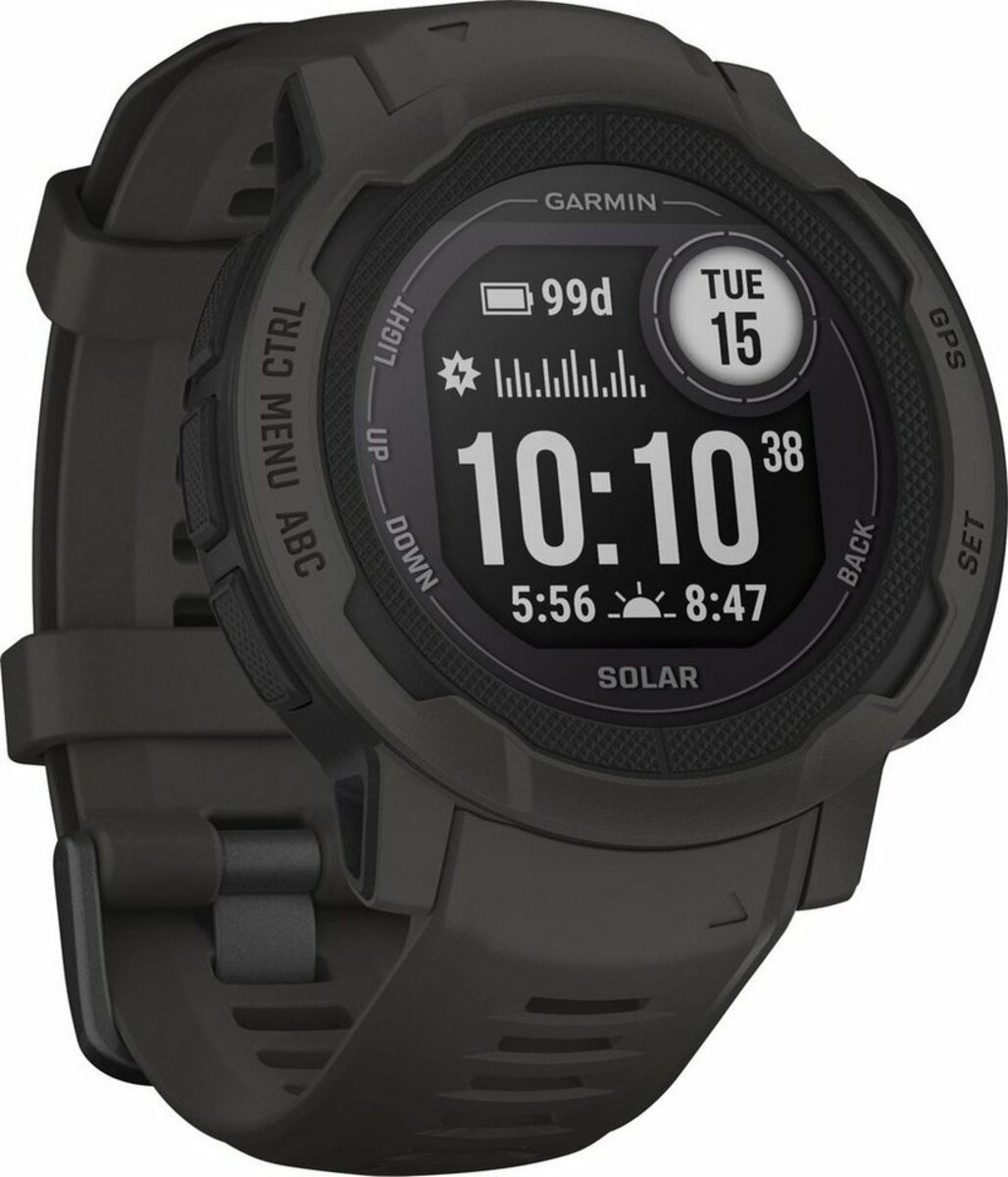 Bild 1 von Garmin INSTINCT 2 SOLAR Smartwatch (2,3 cm/0,9 Zoll, Garmin), Grau