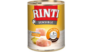 RINTI Hundenassfutter Sensible Huhn + Kartoffel