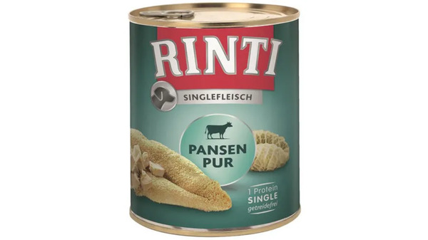 Bild 1 von RINTI Hundenassfutter Singlefleisch Pansen Pur