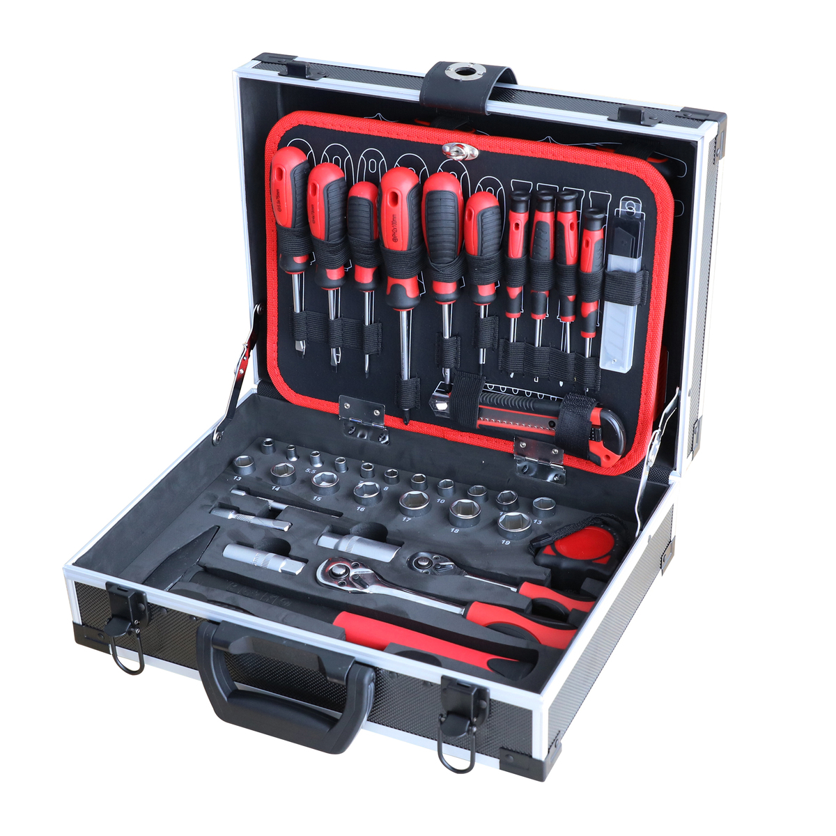 Bild 1 von Tech Craft Alu Werkzeugkoffer 110 tlg .