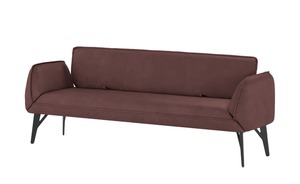 Funktionsbank  Leder rot Maße (cm): B: 218 H: 91 T: 66 Bänke