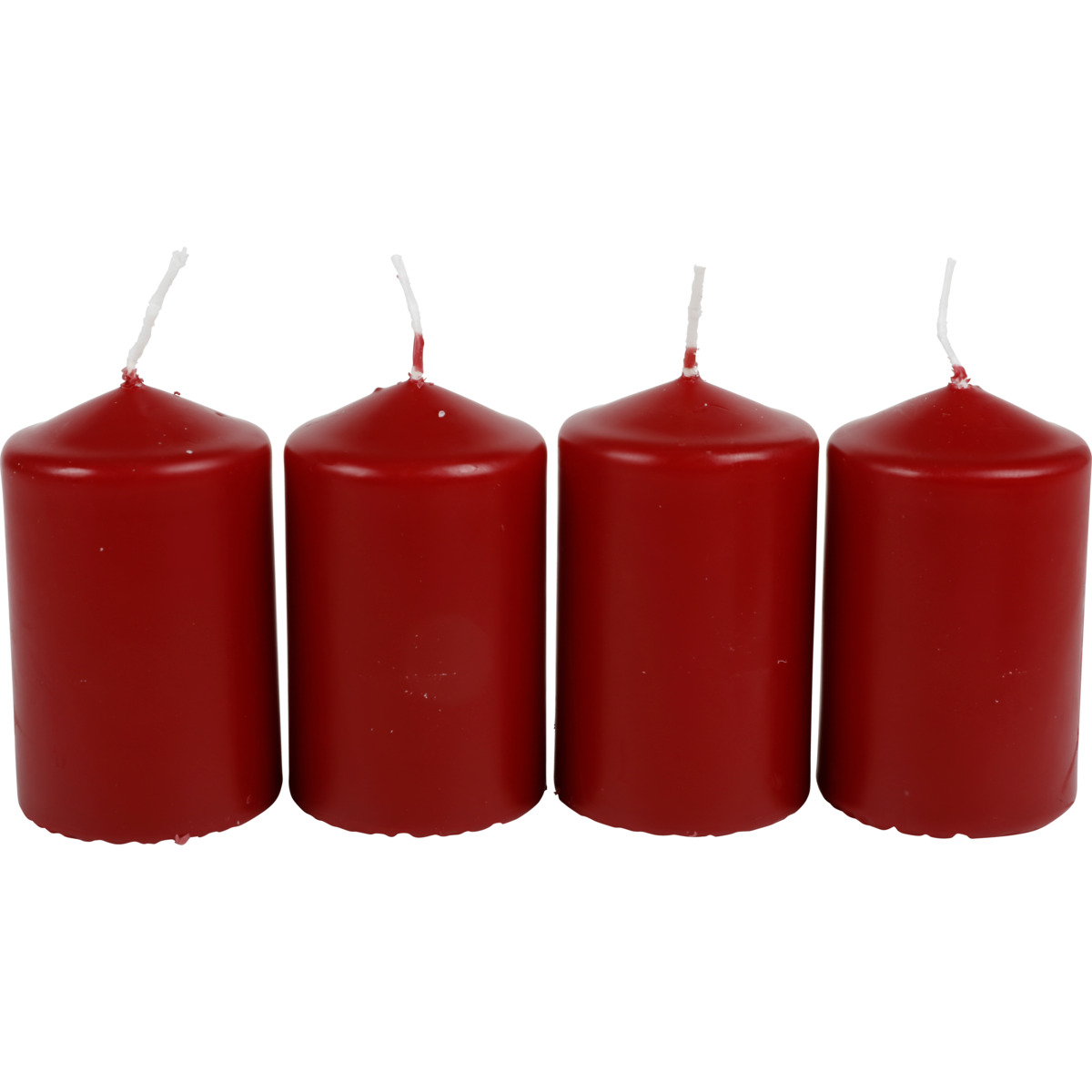 Bild 1 von Stumpenkerzen 4er-Set versch. Farben