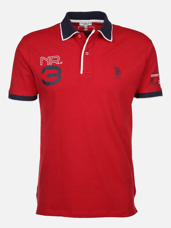 Bild 1 von Herren Poloshirt mit Print
                 
                                                        Weiß