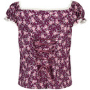 Bild 2 von Damen Trachtenbluse im floralen Print
                 
                                                        Lila