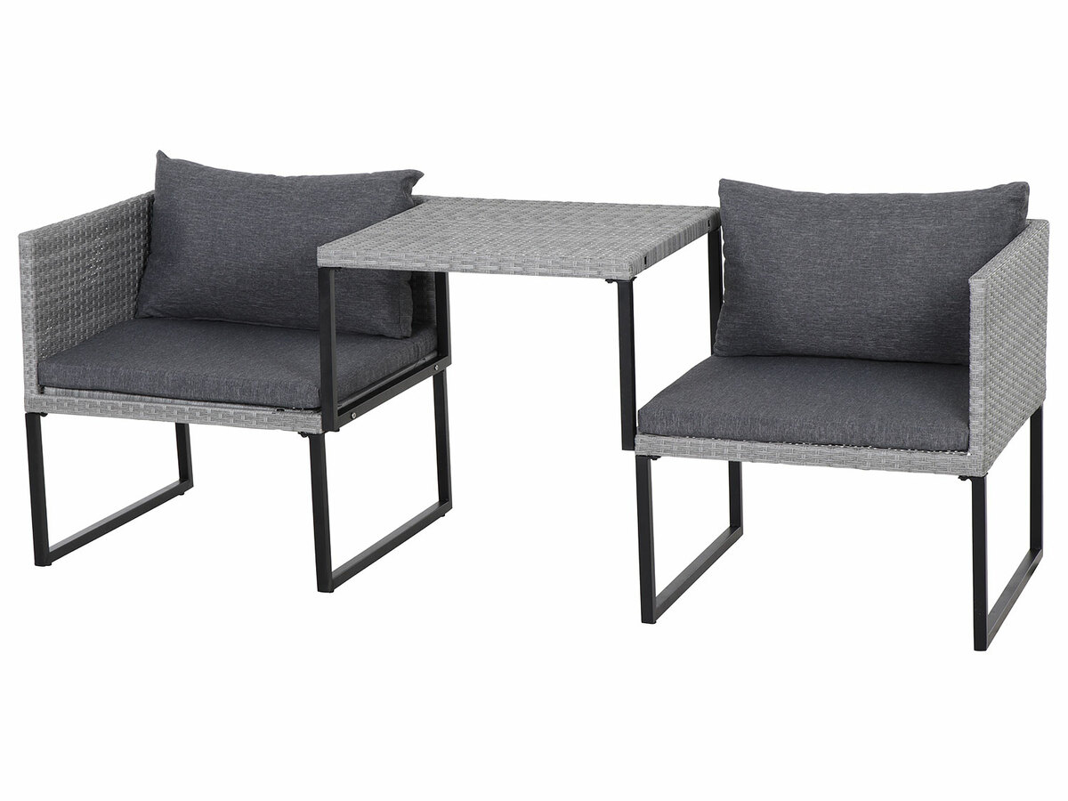 Bild 1 von Gardamo Lounge Set »Malaga« 3-teilig, grau