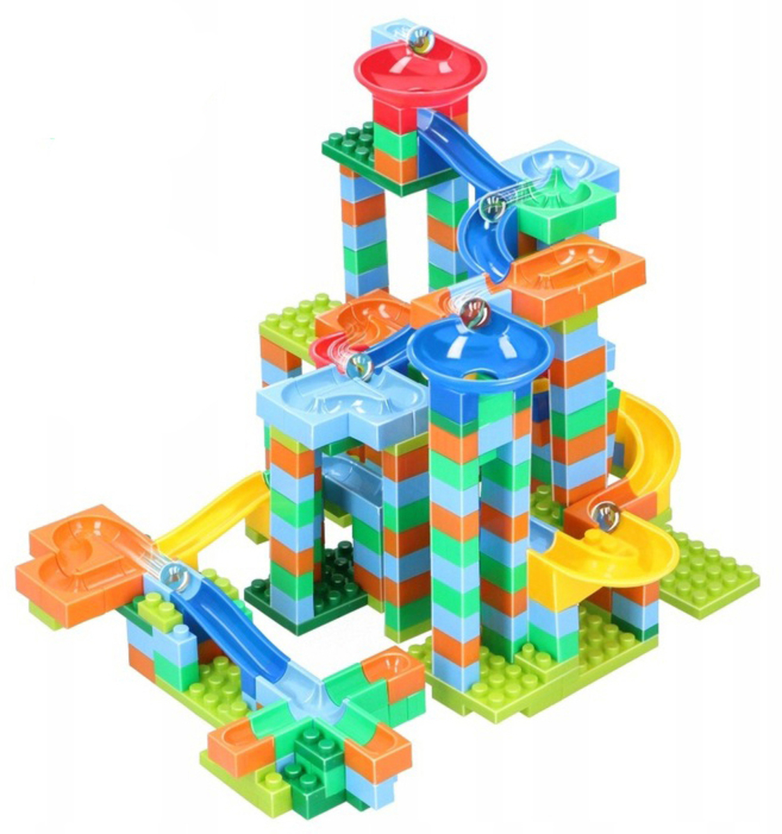 Bild 1 von Murmelbahn 388tlg. inkl. 8 Murmeln