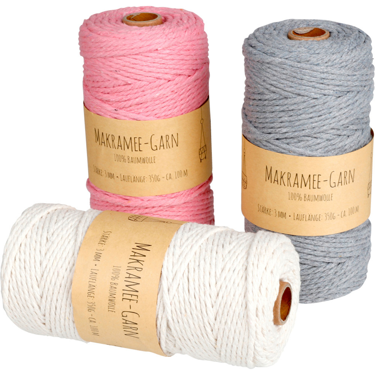 Bild 1 von Makramee-Garn 350g 100% Baumwolle