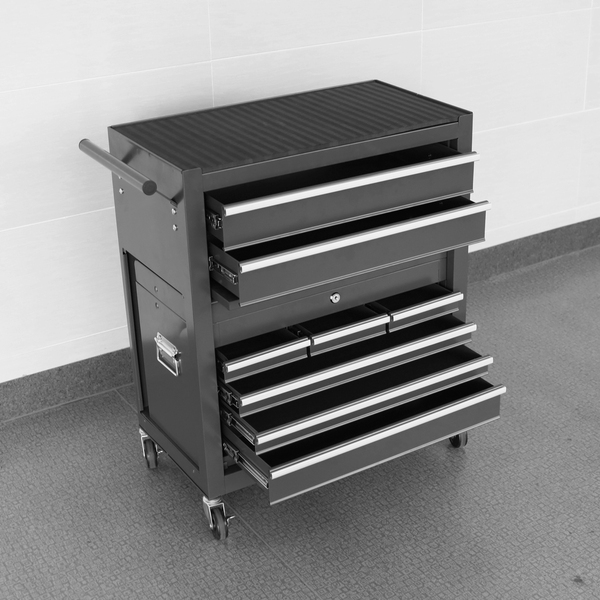 Bild 1 von Tech Craft Werkstattwagen, schwarz, 7 Schubladen