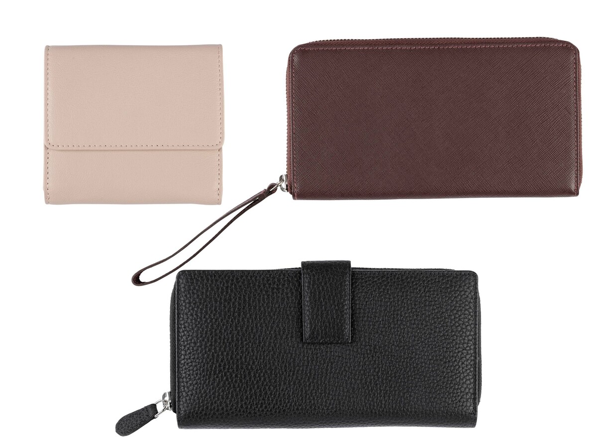 Bild 1 von esmara® Damen Leder-Geldbörse mit vielen Steckfächern