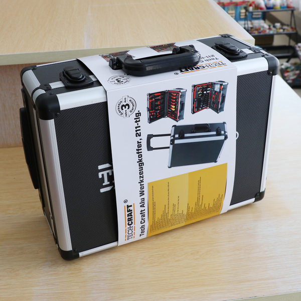 Bild 4 von Tech Craft Alu Werkzeugkoffer 211 tlg
